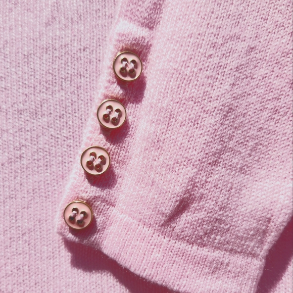 J. McLaughlin Jamey 100%Cashmere Light Pink Sweater- Womens Size Large - Picture 9 of 9